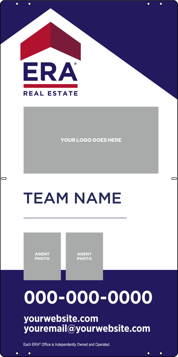 Team Logo - Photo Sign Panel, 36h x 18w, Steel